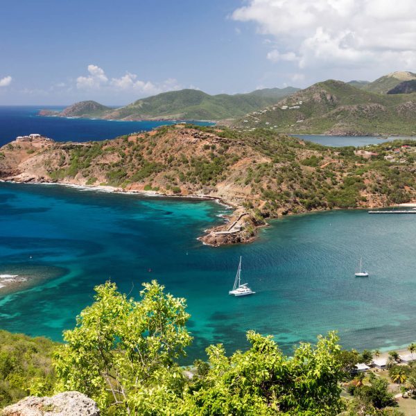 Luxury Holiday to Antigua - View of the land and sea at The Inn at English Harbour in Antigua