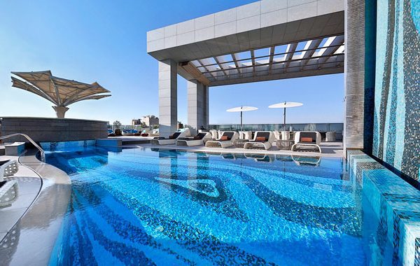 Doubletree Hilton Doha pool view