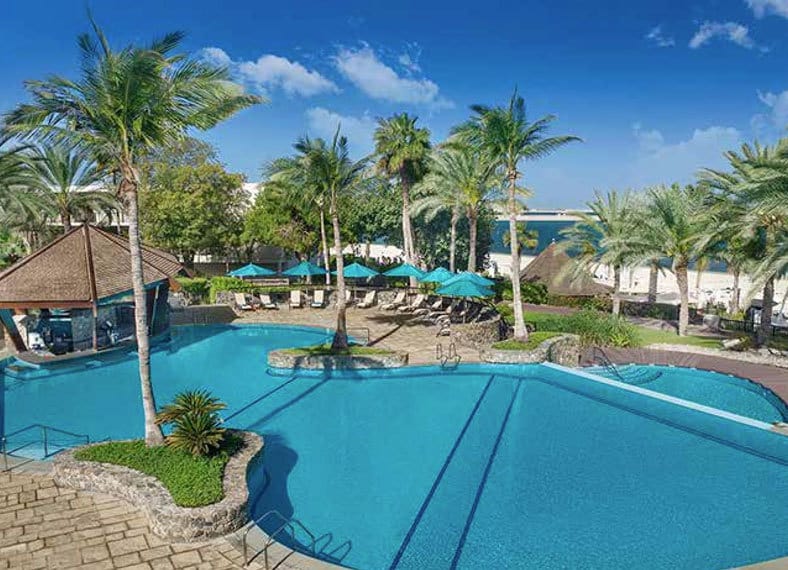 JA Palm Tree Court Dubai Offer pool view