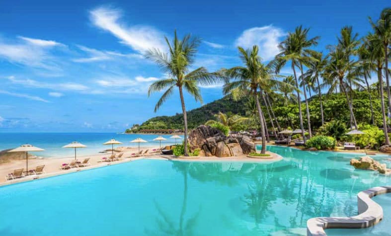 Koh Samui Phangan pool and ocean view